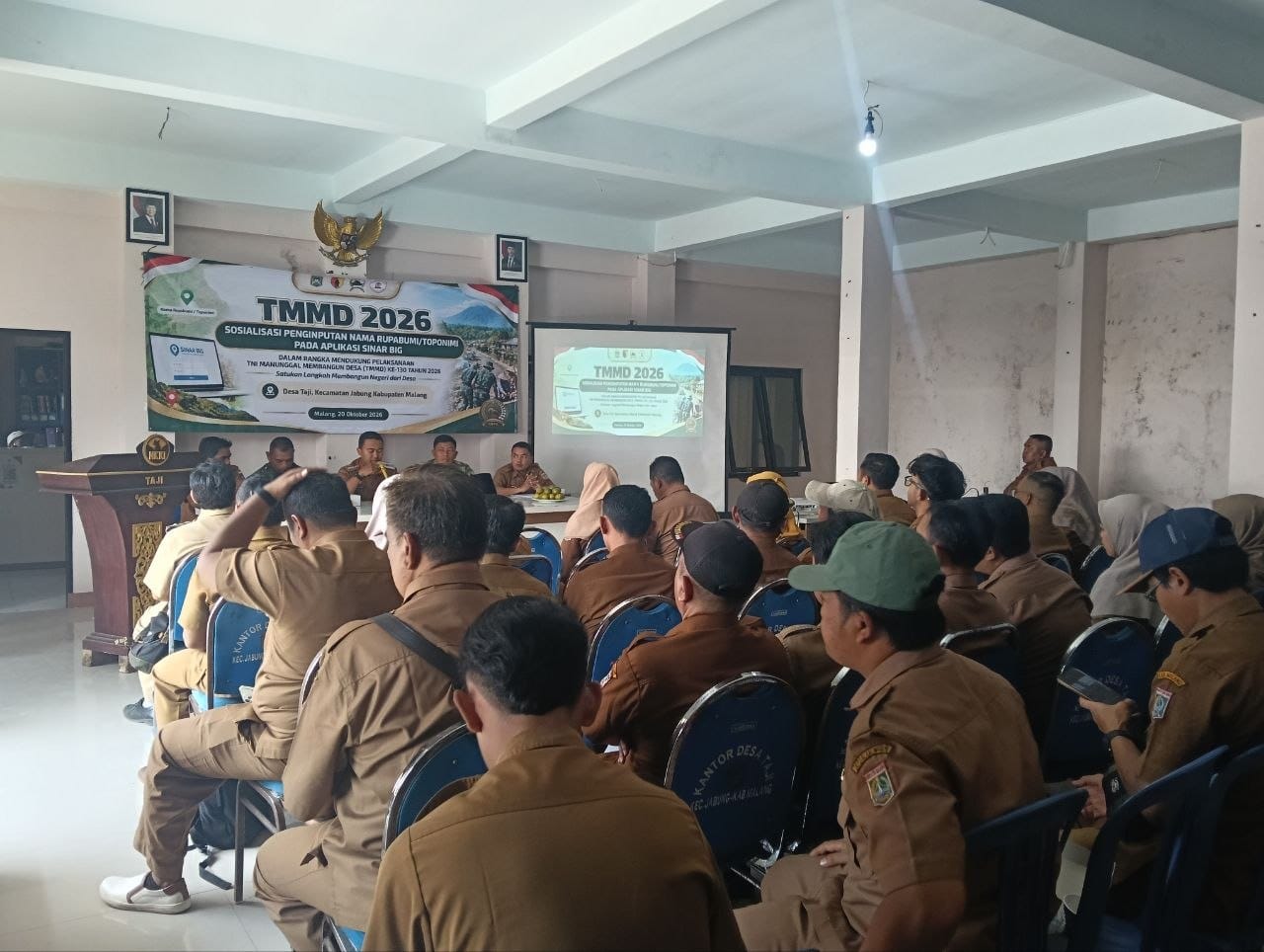 Kecamatan Jabung Gelar Pertemuan untuk Memperkuat Komitmen TMMD Ke-130