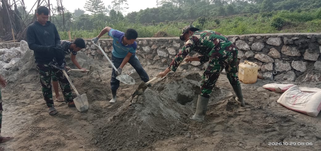 Satgas TMMD Percepat Penyelesaian Talud Rende-Rende demi Keamanan Warga