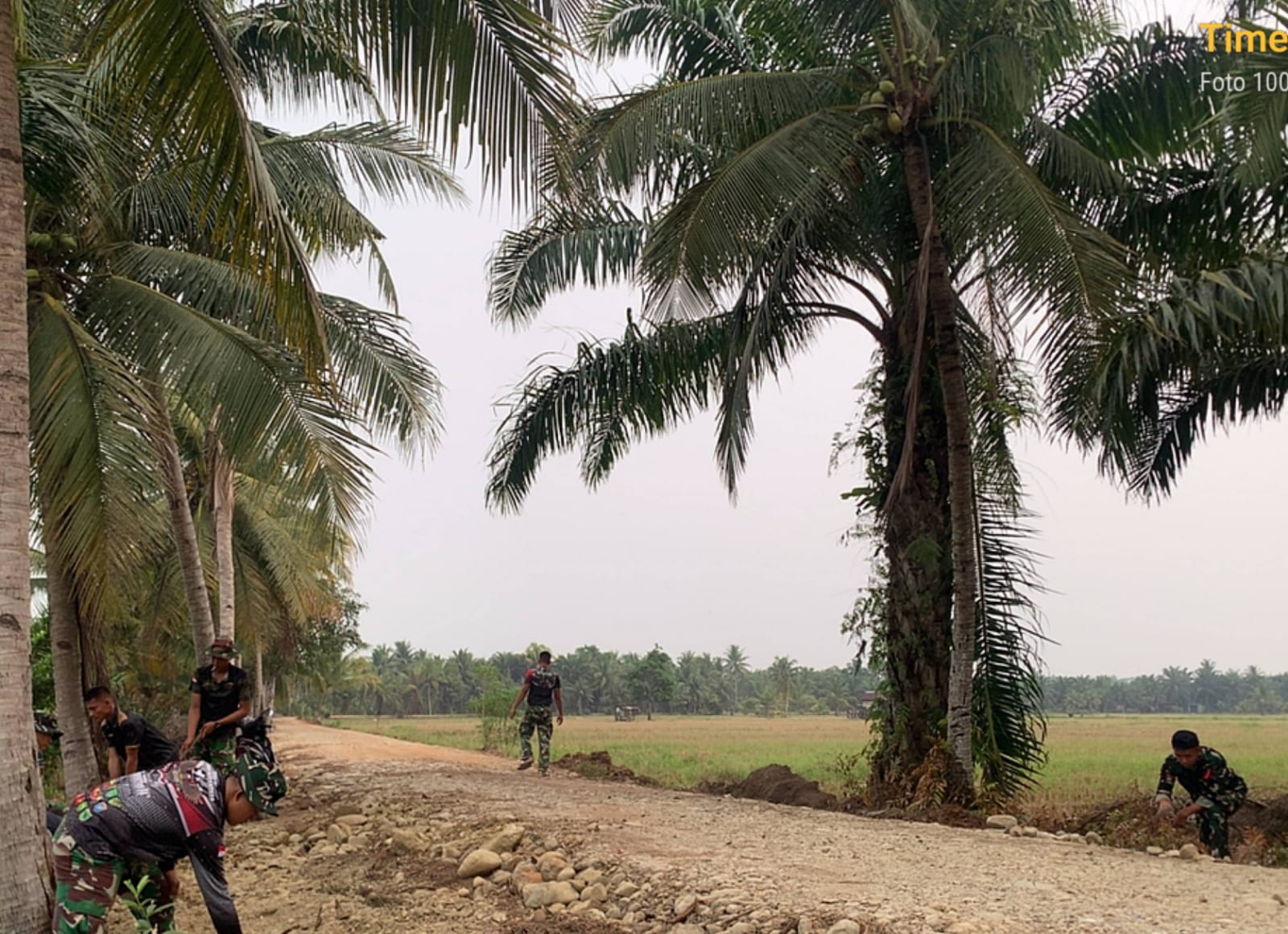 Meningkatkan Kesejahteraan Melalui Pembangunan Jalan TMMD di Kota Bengkulu