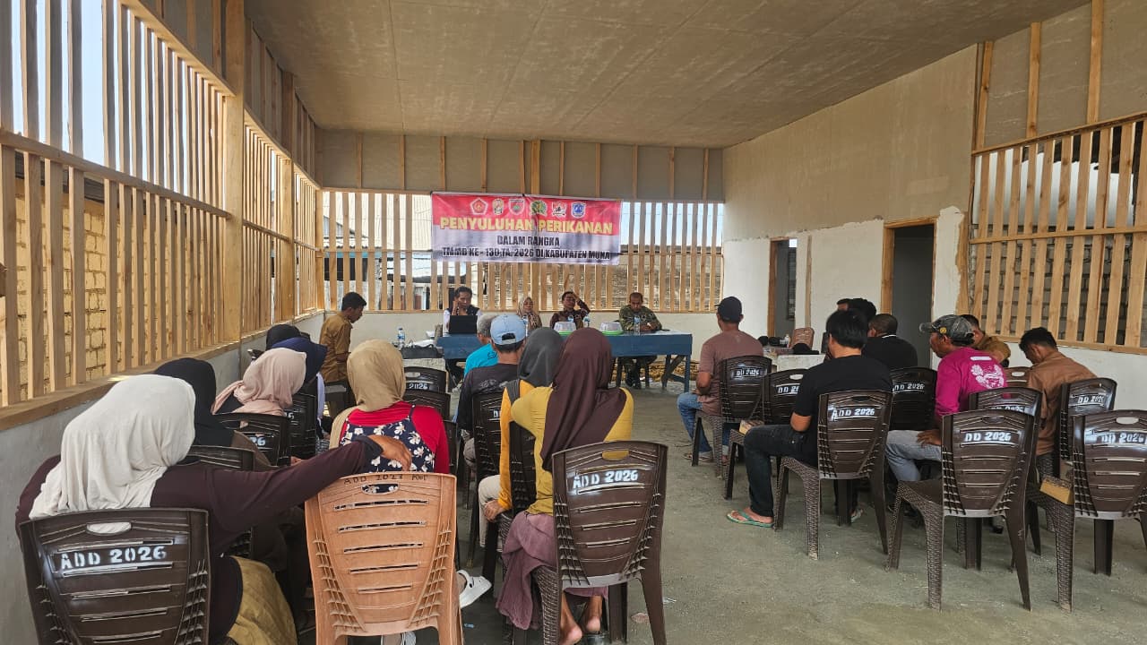 TMMD ke-130 Kodim 1416/Muna Gandeng Dinas Perikanan, Tingkatkan Pengetahuan Warga Kawite-wite