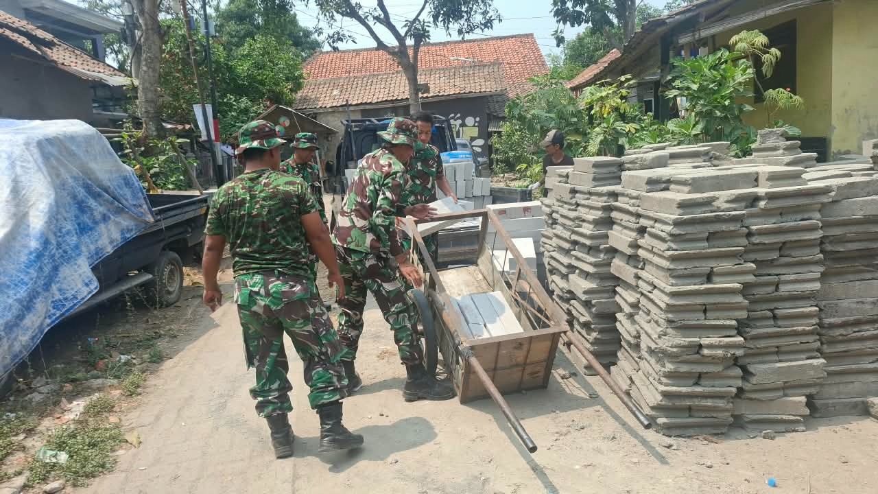 Proyek Pembangunan Rumah Ramah bagi Ibu Misti Oleh Satgas TMMD ke-130 Dimulai