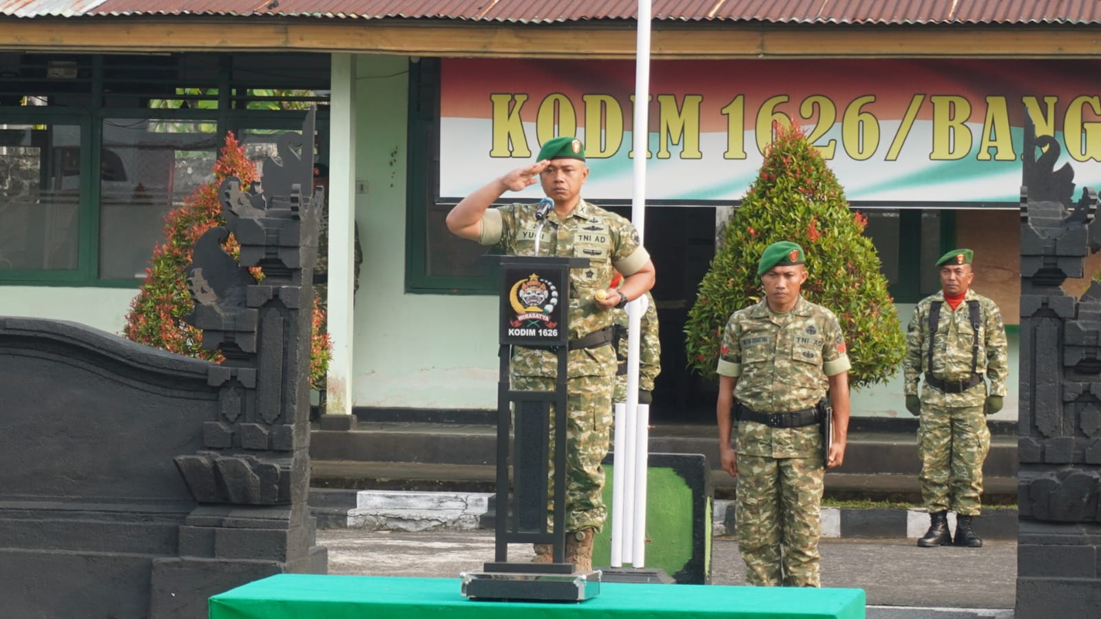 Kodim 1626/Bangli adakan upacara peringatan refleksi semangat pemuda ke-98