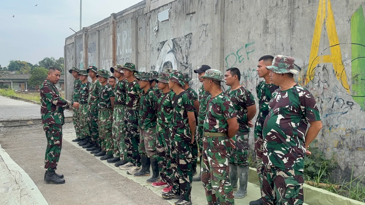 Satgas TMMD Kodim 0510/Tigaraksa Mulai Proyek dengan Apel Koordinasi