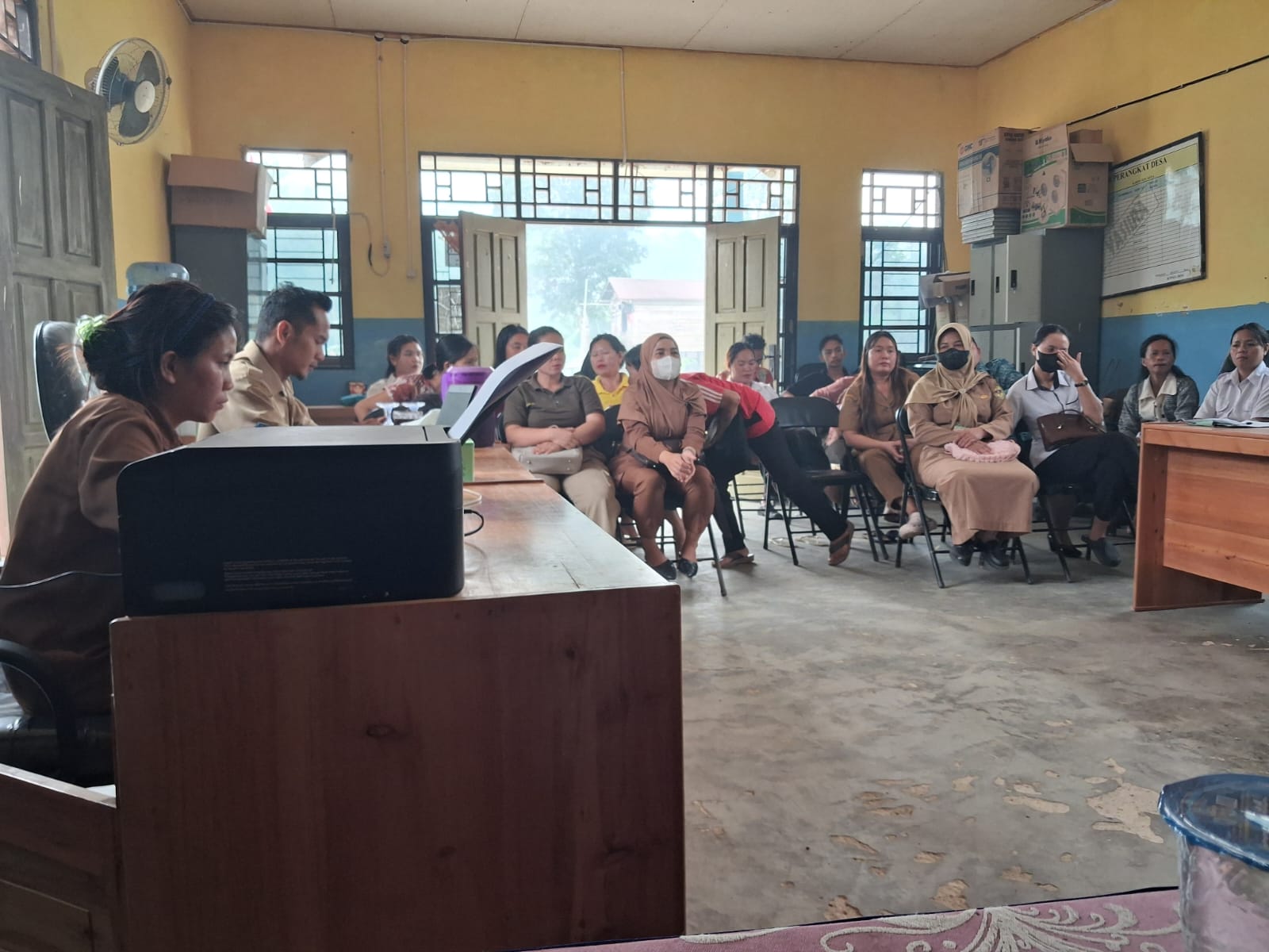 Babinsa Dukung Pembentukan Forum Desa Sehat di Kecamatan Rungan Barat