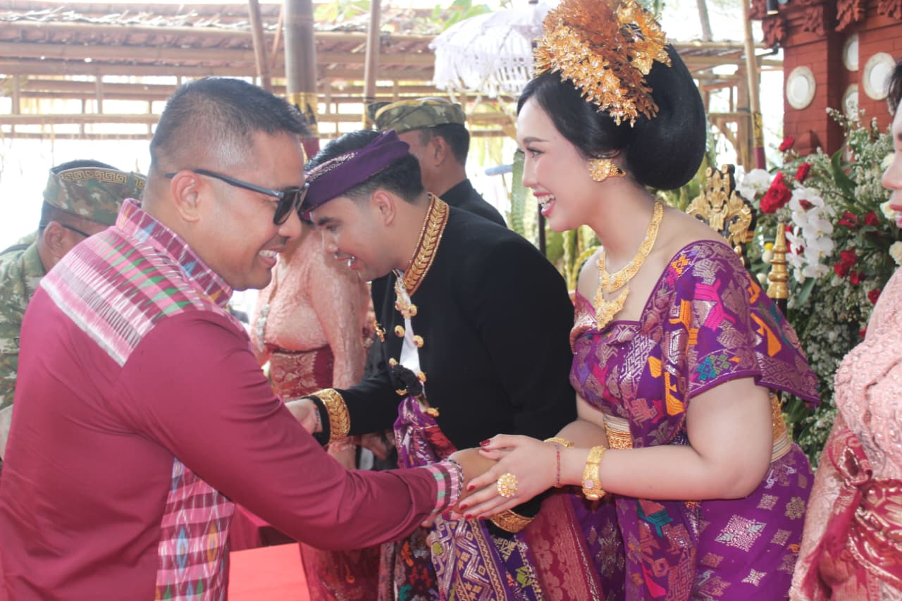 Pernikahan putri Bupati Tabanan, Dandim Tawarkan Harapan Positif
