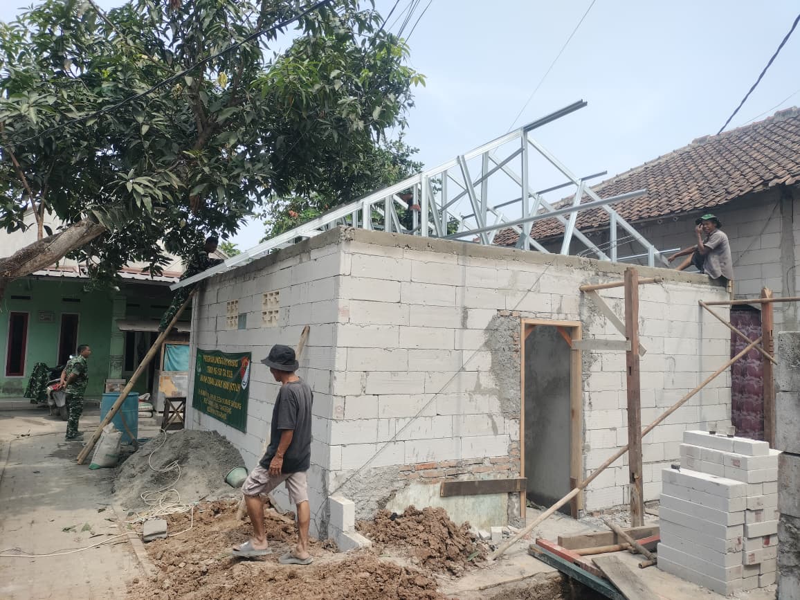 Satgas TMMD Tigaraksa Berkomitmen Tingkatkan Kualitas Hidup Melalui Pembangunan Rumah