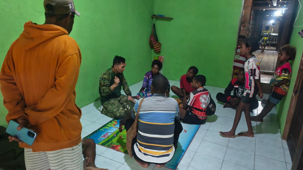 TNI Dan Pemerintah Kampung Tunjukkan Kepedulian Dalam Musibah
