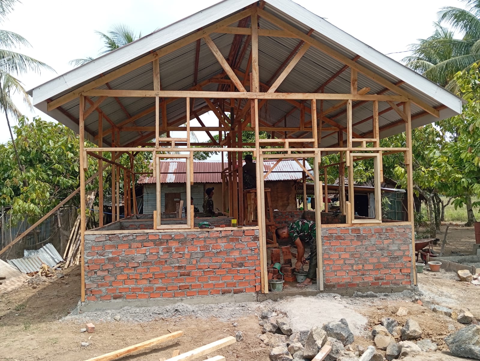 Program TMMD ke-130 Kodim 0407/Kota Bengkulu Fokus pada Kesehatan Hunian dengan MCK Layak
