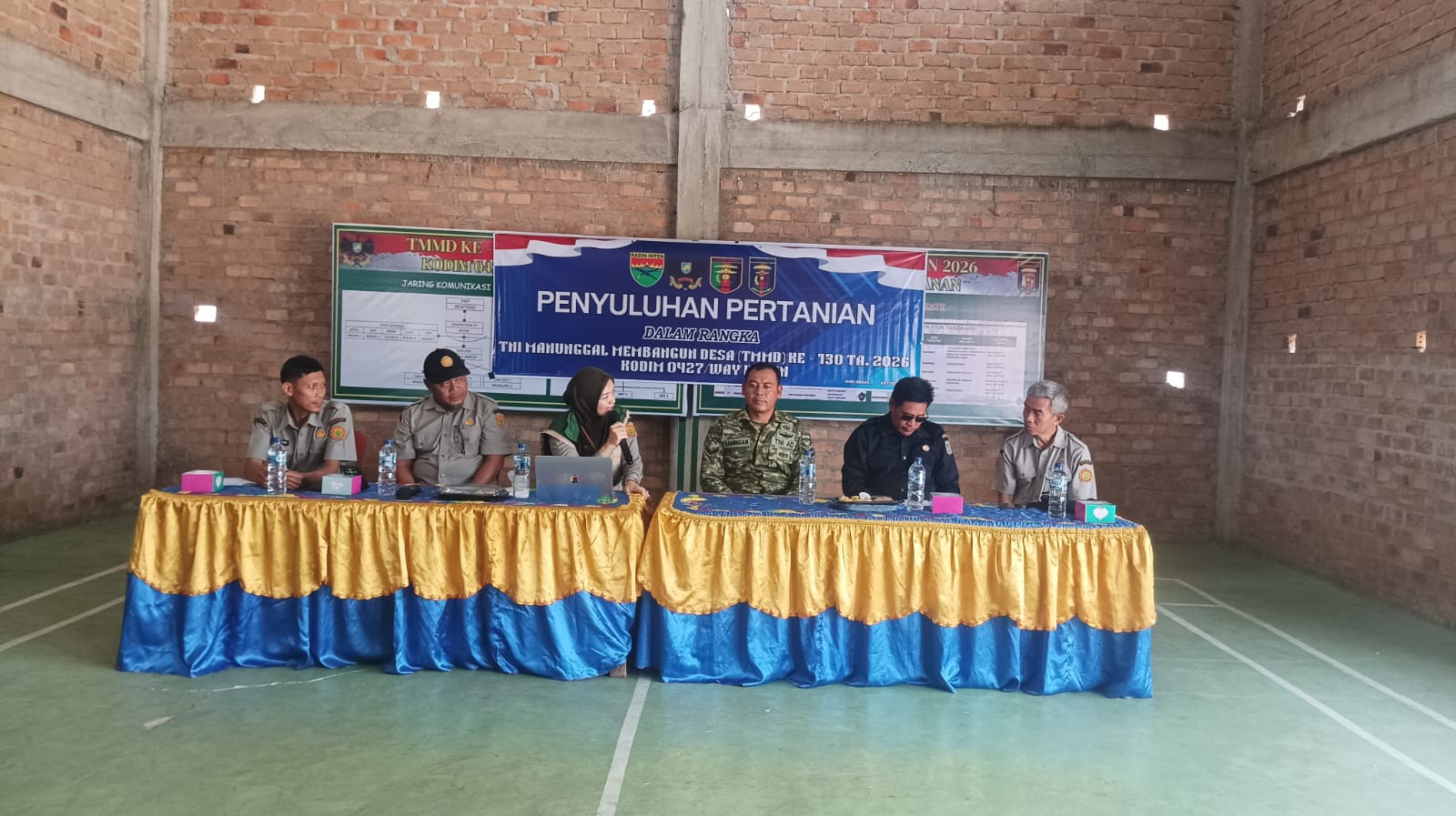 TMMD ke-130 Kodim 0427/Way Kanan Adakan Penyuluhan untuk Petani