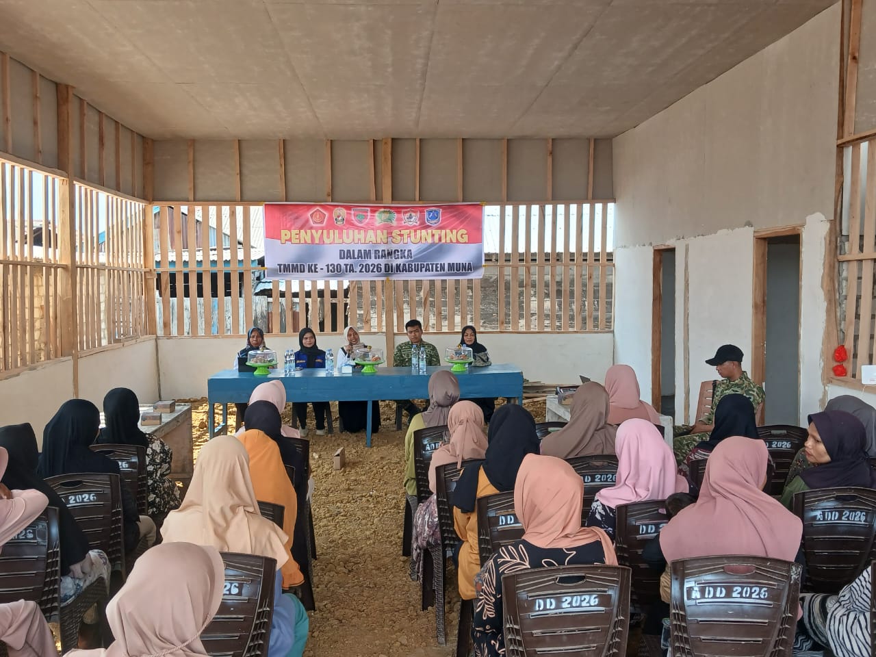 Pendidikan Kesehatan: Langkah Strategis TMMD untuk Cegah Stunting di Muna
