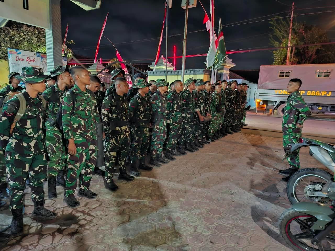 Evaluasi Malam Satgas TMMD, Penguatan Kesiapan Personel