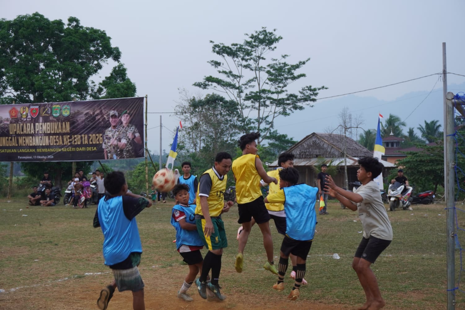 Gemas dan Seru! Turnamen Sepak Bola Anak-Anak Warnai TMMD Cup ke-130 Kodim 1403/Palopo
