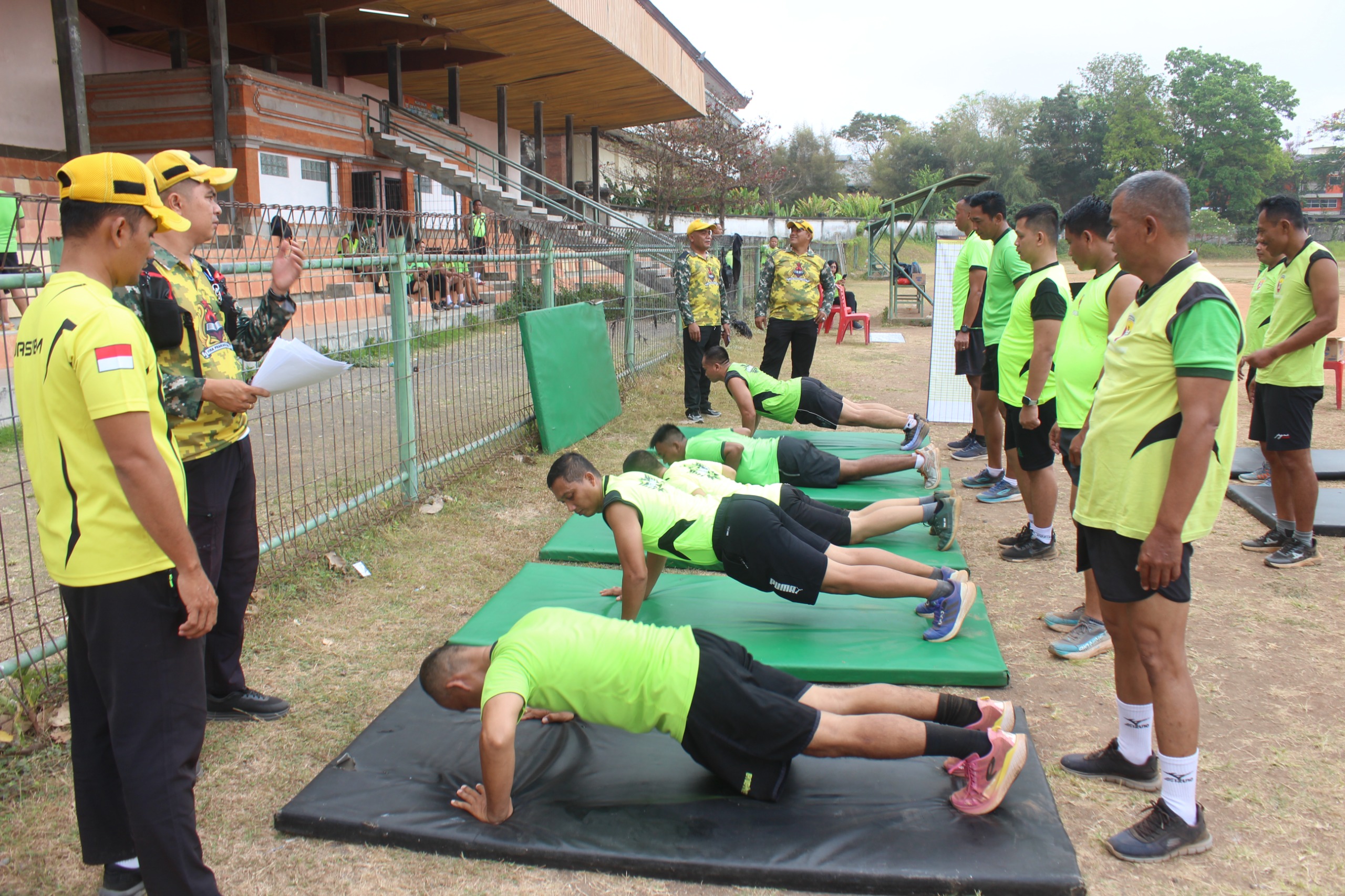Ukur Kesiapan Fisik Prajurit, Kodim Tabanan Gelar Garjas Periodik II Tahun 2026 Secara Terukur