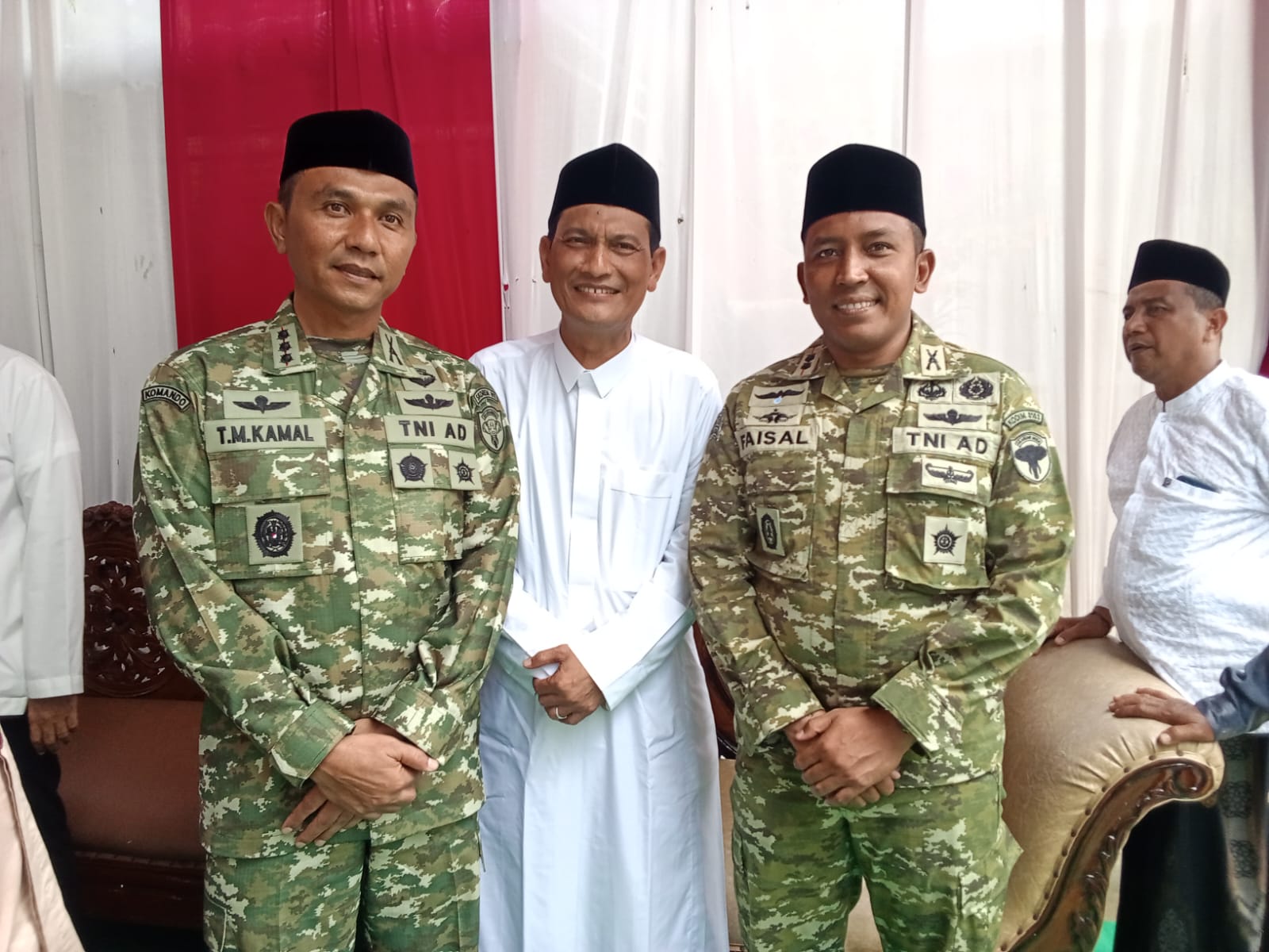 ‎Maulid di Dayah Waled Lapang, Danrem 011/Lilawangsa dan Dandim 0103/Aceh Utara Pererat Silaturahmi dengan Ulama Aceh