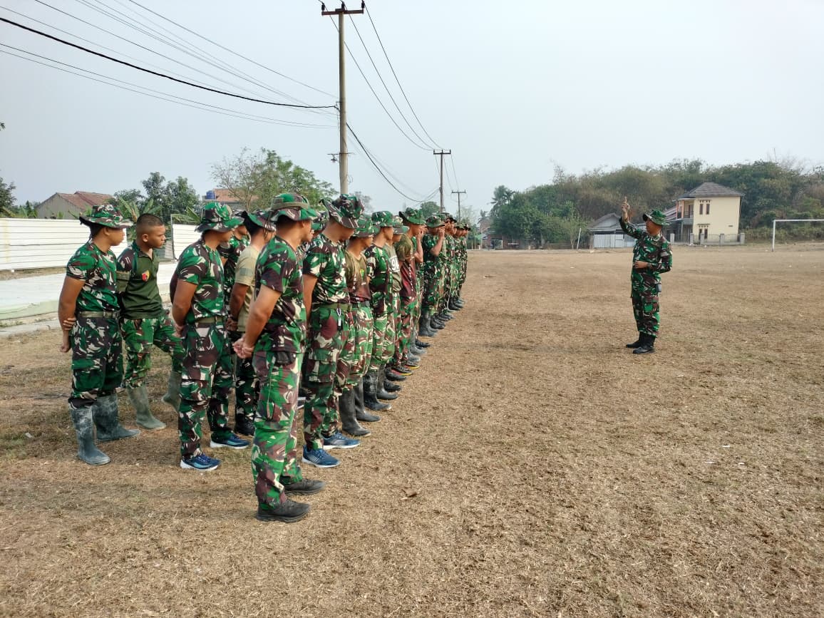 Satgas TMMD 130 Kodim 0510/Tigaraksa Awali Misi dengan Apel Pagi Serius