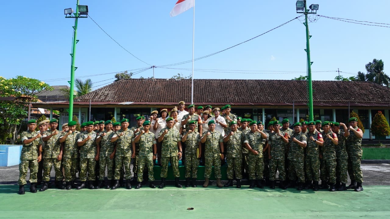 Kodim 1626/Bangli Gelar Korps Raport Pemberangkatan Penugasan BP Kodam XXVII/Sobe Sonbai