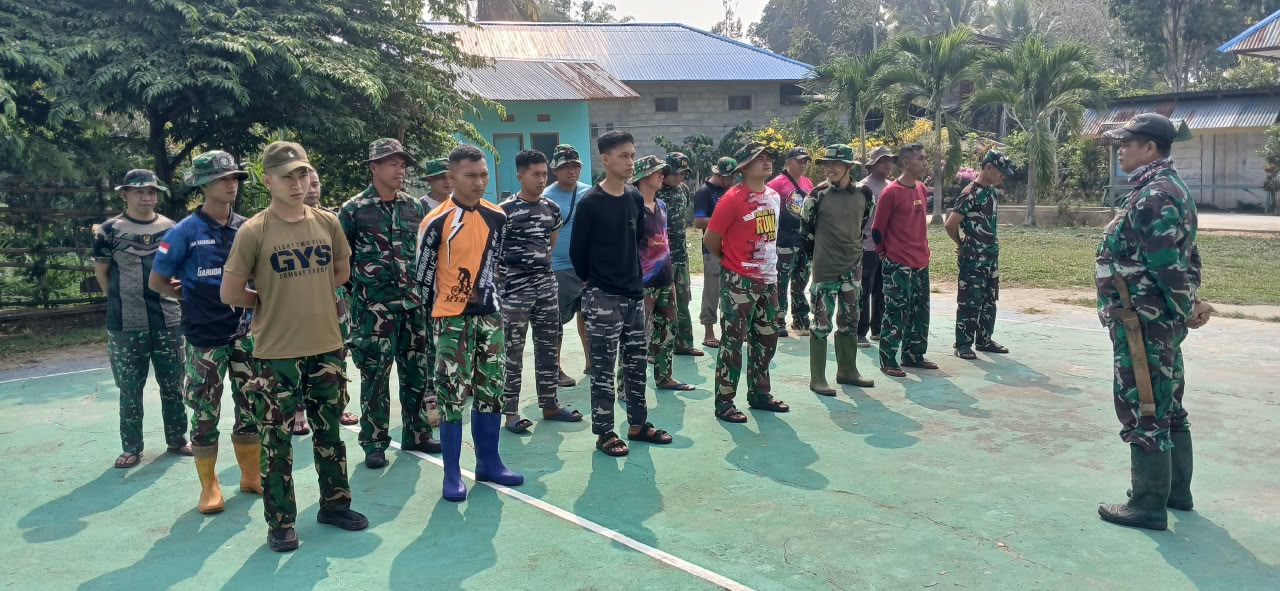 Satgas TMMD Poso Gelar Apel Pagi, Serka Laode Tegaskan Kedisiplinan Anggota