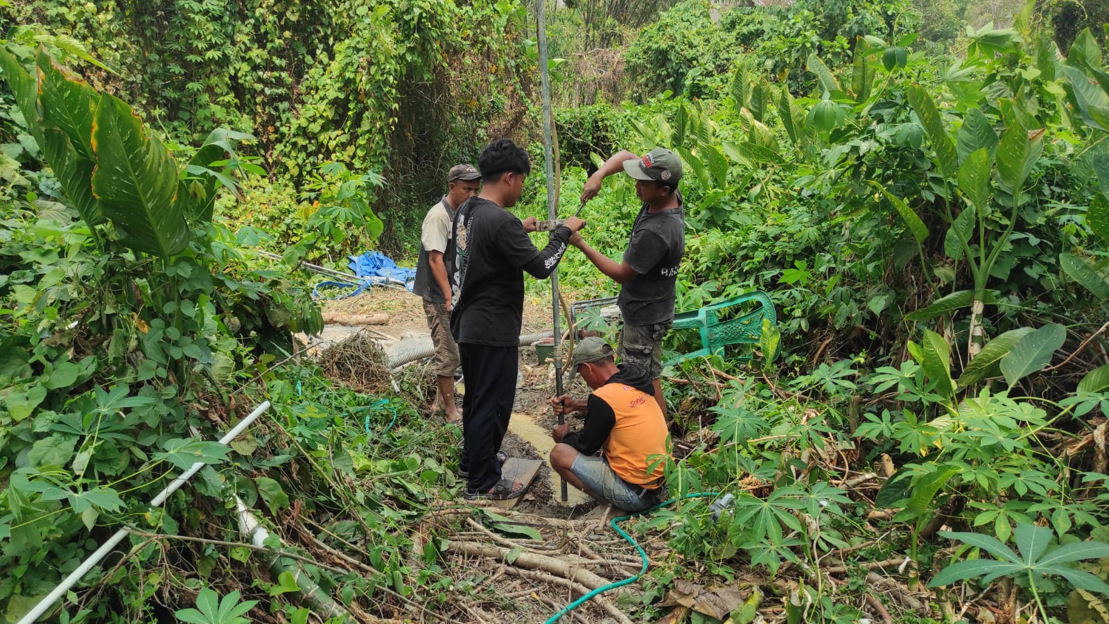 Kegiatan TMMD 130: Membangun Sumur Bor untuk 80 KK di Poso