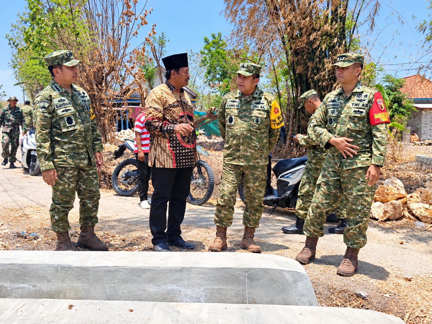 Dukungan TNI untuk Desa Jarin: Proyek Pembangunan Terselesaikan