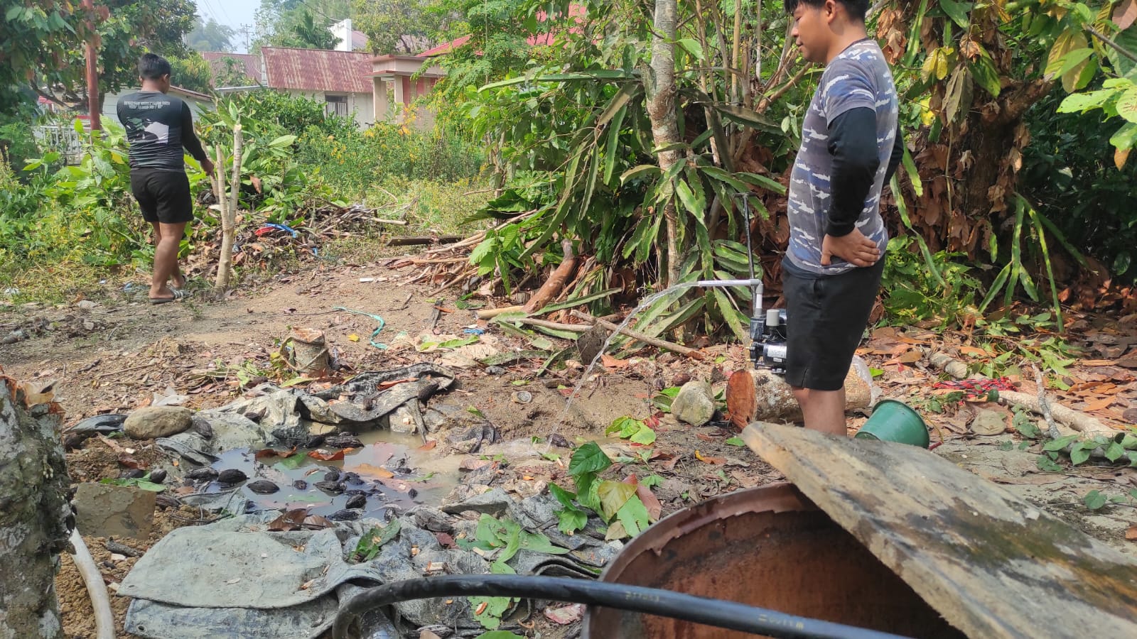 Desa Mayakeli Dapatkan Air Bersih Melalui Proyek Sumur Bor TMMD ke-130
