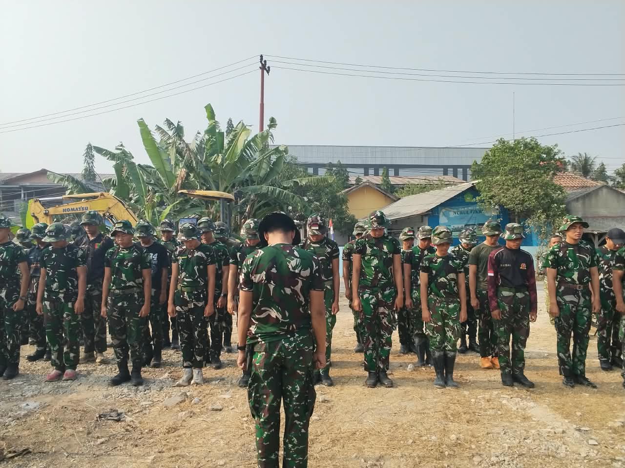 Apel Pagi Satgas TMMD ke-130 Kodim 0510/Tigaraksa, Tingkatkan Disiplin dan Semangat Pengabdian
