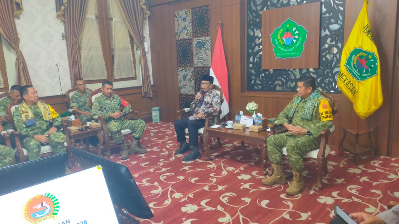 Tim Pengawasan Periksa Proyek TMMD 130 di Pamekasan