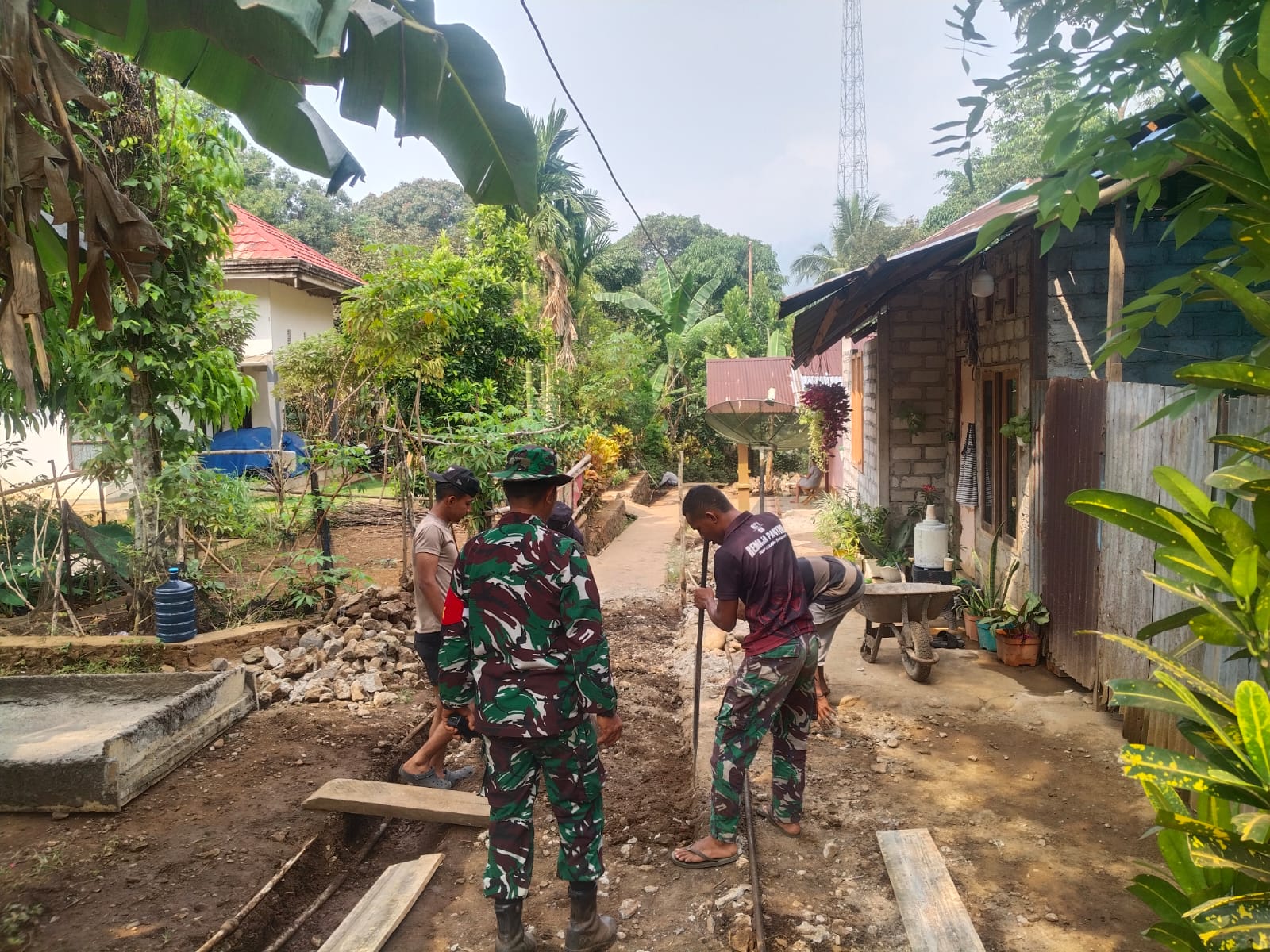 TMMD ke-130 Kodim 1504/Ambon Fokus pada RTLH dan Infrastruktur