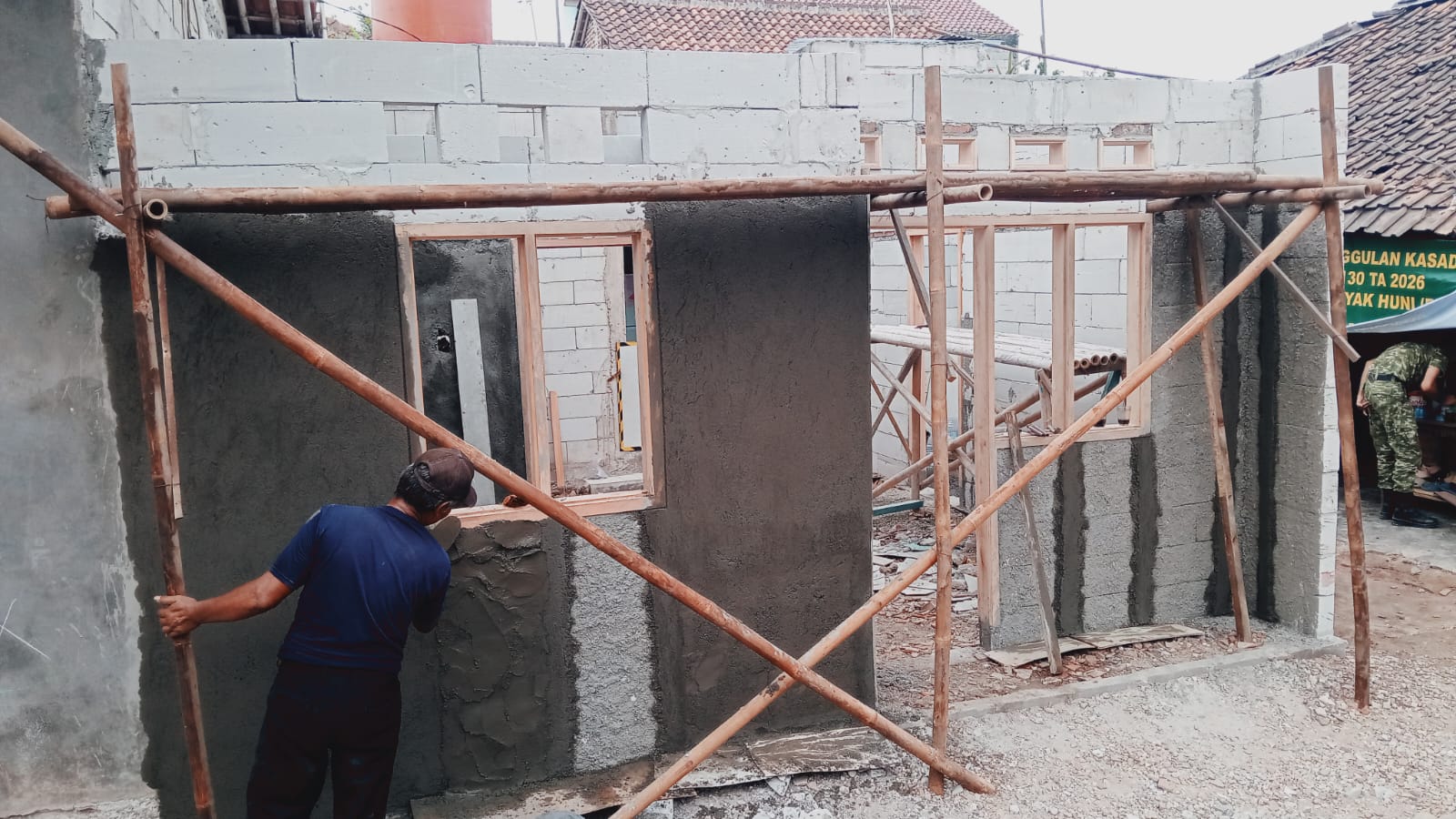 Program TMMD ke-130, TNI Bantu Renovasi Rumah Ibu Misti