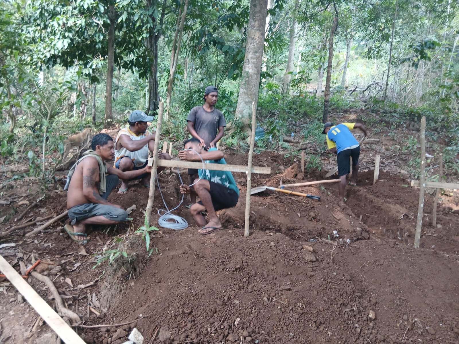 Kodim 1504/Ambon Awali Pembangunan Reservoir di Dusun Seri